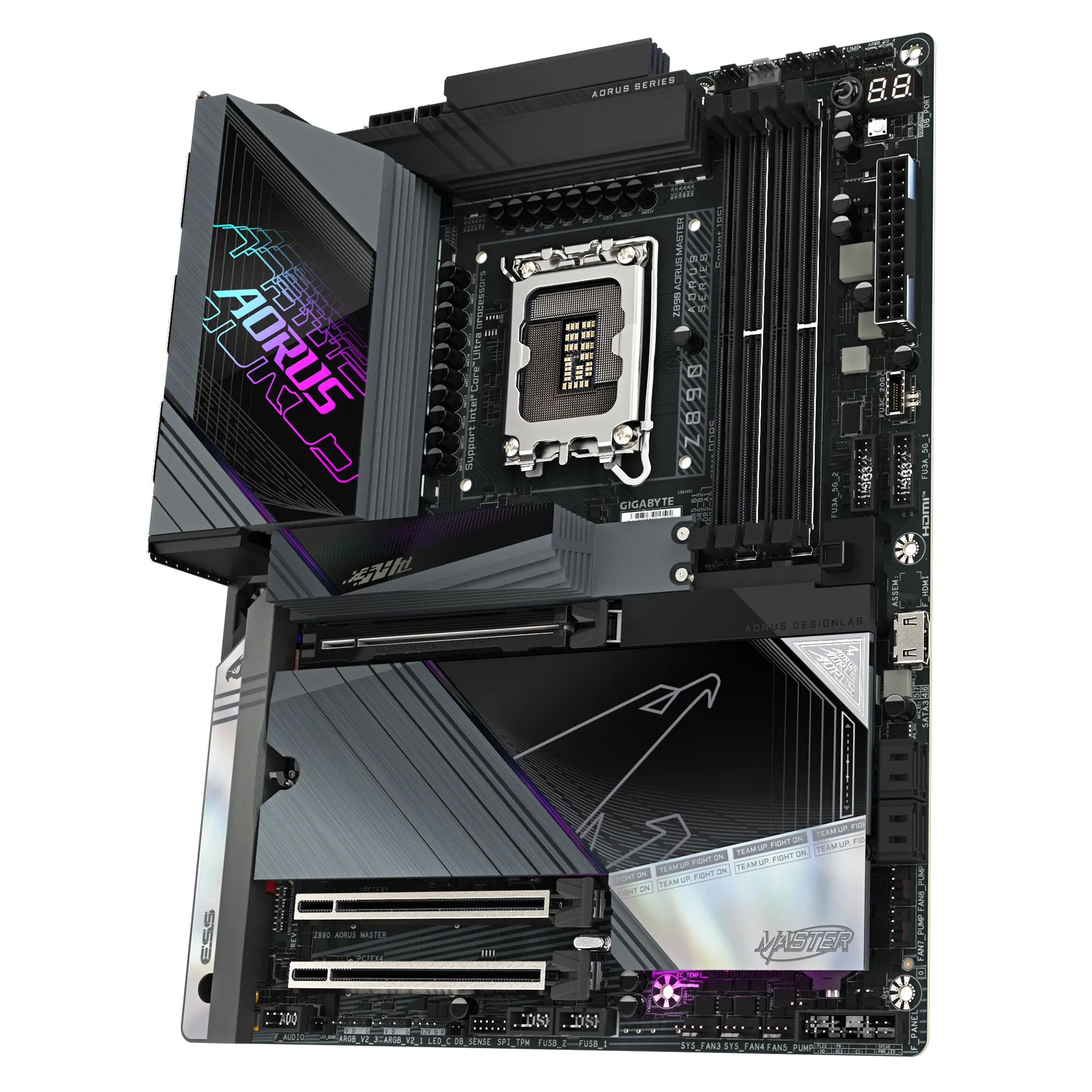 GIGABYTE Intel® Z890 Chipset for LGA 1851; 4x DDR5; 5x M2; 2xUSB4® USB Type-C®/HDMI (Front); ATX. - image 4