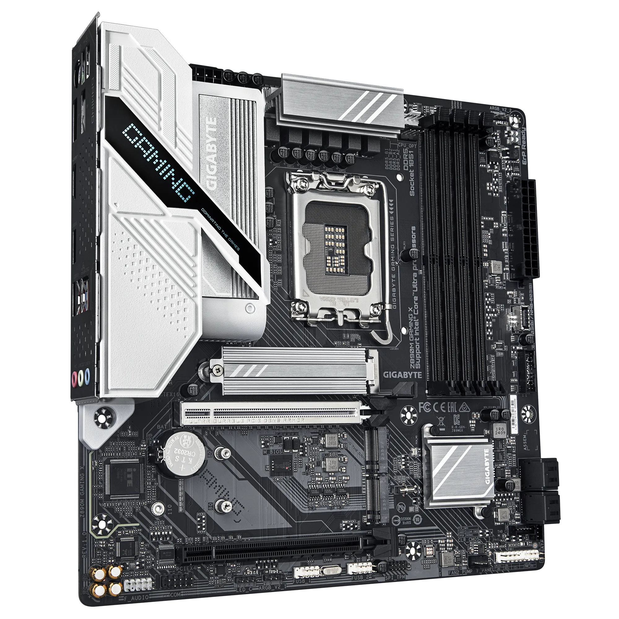 GIGABYTE Intel® Z890 Chipset for LGA 1851; 4x DDR5; 3x M2; HDMI/2x DP; mATX. - image 3