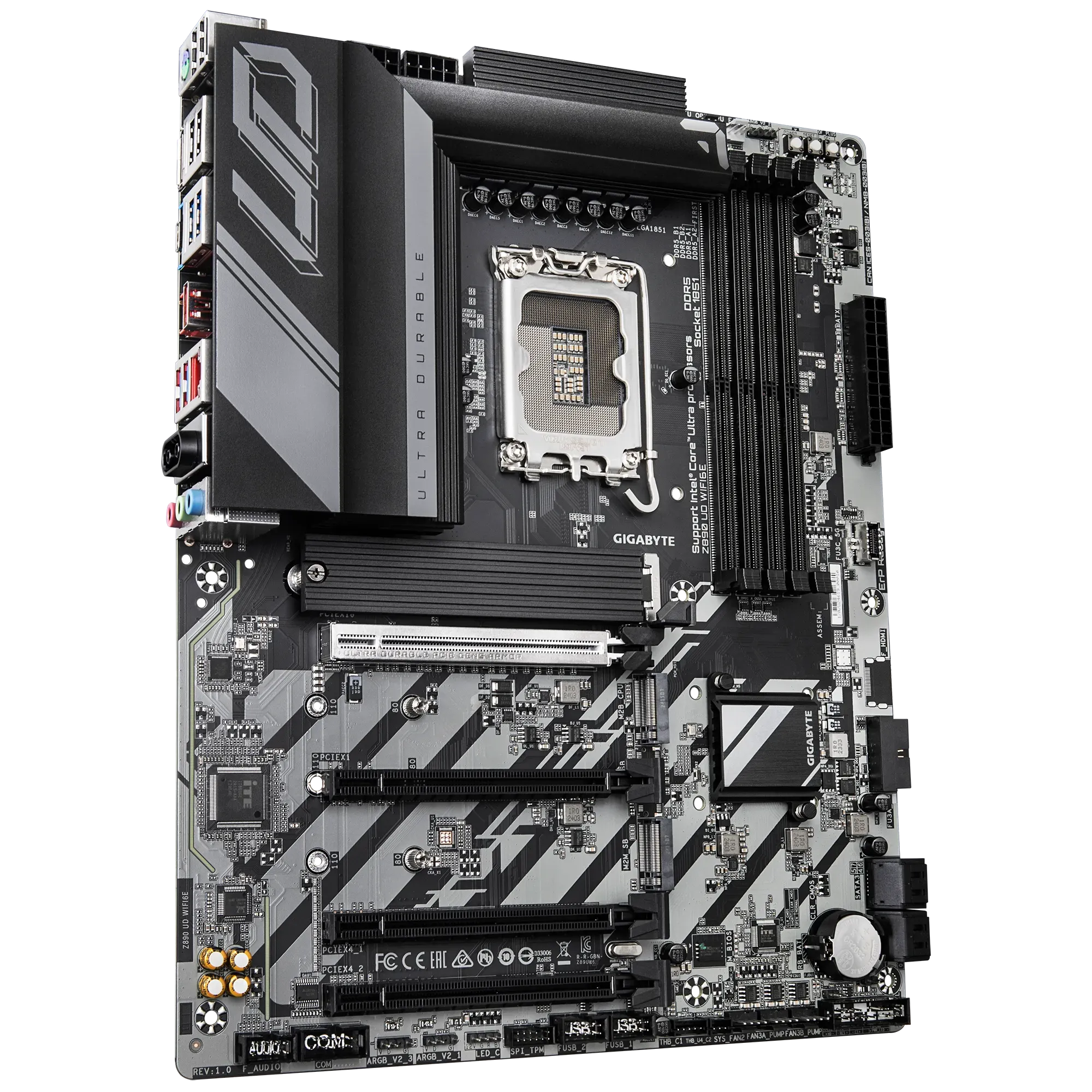 GIGABYTE Intel® Z890 Chipset for LGA 1851; 4x DDR5; 3x M2; USB4® USB Type-C®/DP; ATX. - image 3