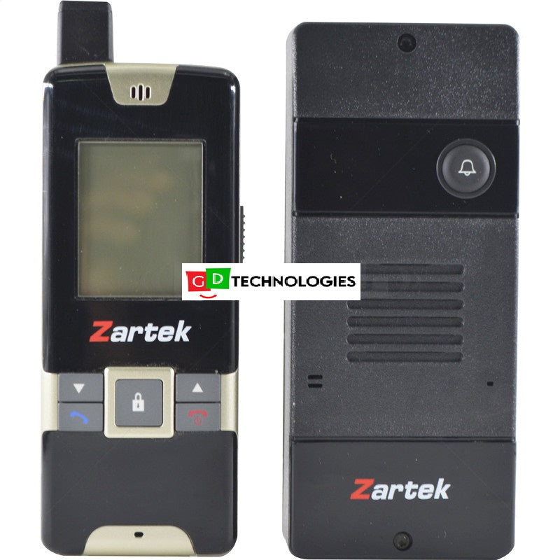 ZARTEK 1 BUTTON DIGITAL WIRELESS INTERCOM KIT ZA-650-A