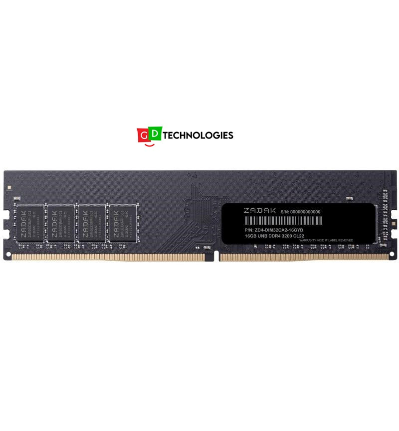 ZADAK 16GB DDR4 3200 UDIMM MEMORY