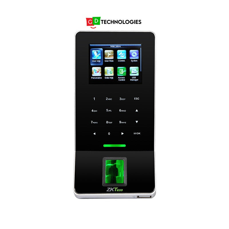 ZKTECO F22 FINGERPRINT KEYPAD READER - SILKID - BLACK