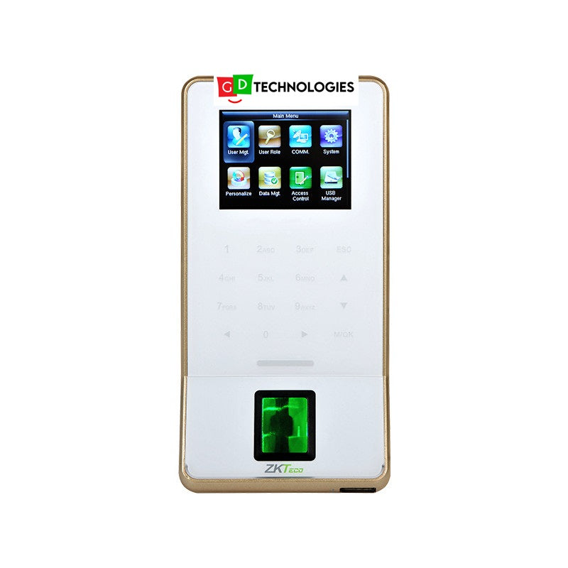 ZKTECO F22 FINGERPRINT KEYPAD READER - SILKID - WHITE