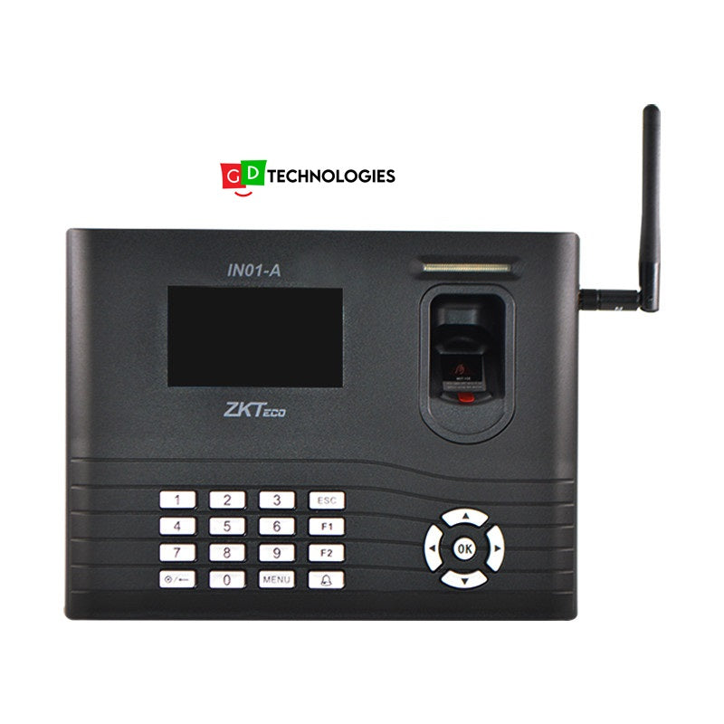 ZKTECO IN01AW FINGERPRINT KEYPAD READER - WIFI - BUILT-IN BATTERY