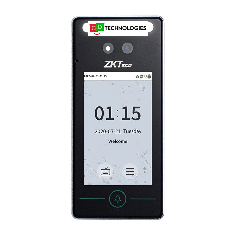 ZKTECO SPEEDFACE MINI MILTI-BIOMETRIC READER - FACE PALM AND QR CODE