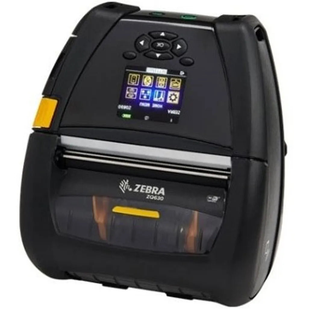 Zebra ZQ630, Direct thermal, 203 x 203 DPI, 115 mm/sec, Wired & Wireless, Built-in battery, Lithium-Ion (Li-Ion)